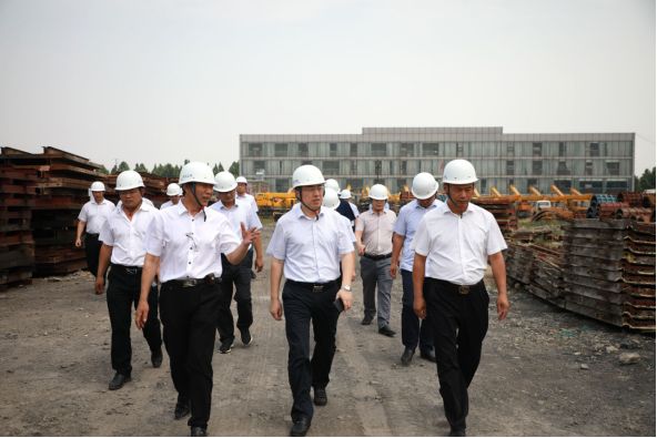 钢模板厂家-济宁天力建筑设备有限公司欢迎中铁十四局有限公司莅临考察指导