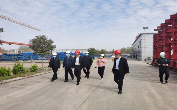 镇政府领导莅临济宁天力厂区检查指导工作
